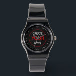 Create Your Own Hebrew Watch, Personalised / Photo Watch<br><div class="desc">Watch (HEBREW Numerals): Create Your Own - personalised professional branded item with custom logo / photo and easy further adjustments by adding text,  background colours or more images. Simple way to personalise your business,  create cool gifts for your family & friends for every occasion.</div>