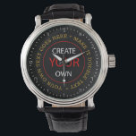 Create Your Own Hebrew Watch, Personalised / Photo Watch<br><div class="desc">Watch (HEBREW Numerals): Create Your Own - personalised professional branded item with custom logo / photo and easy further adjustments by adding text,  background colours or more images. Simple way to personalise your business,  create cool gifts for your family & friends for every occasion.</div>