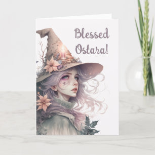 Create Your Own Hedge Witch Holiday Card
