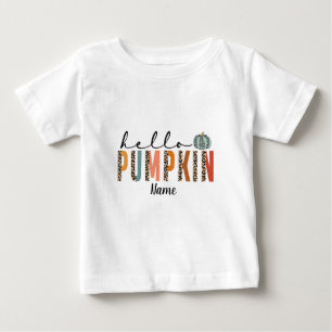 Create Your Own Hello Pumpkin Baby T-Shirt