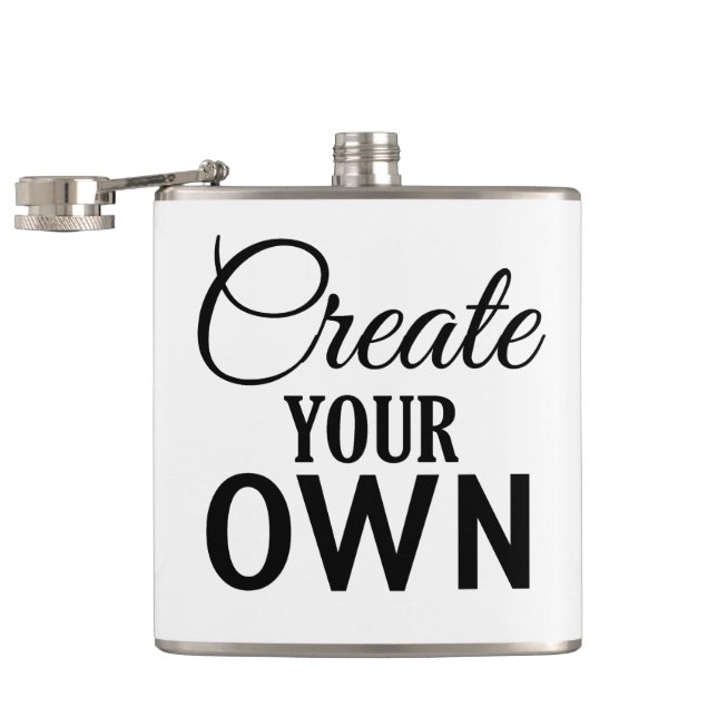 Create Your Own Hip Flask (Opened)