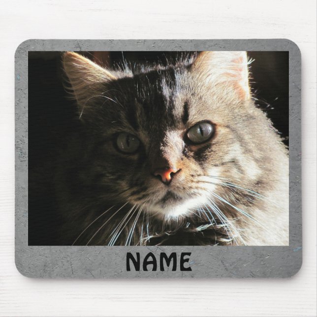 Create your own "Hobo" text/Grey Slate Mouse Pad (Front)