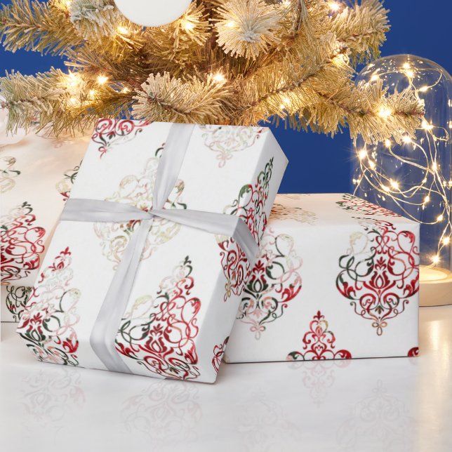 Create Your Own Holiday Damask Wrapping Paper (Holidays)