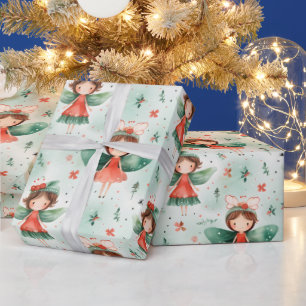 Create Your Own Holiday Fairy Wrapping Paper
