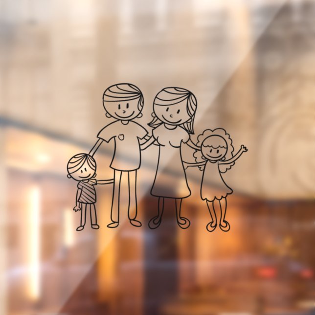 Create Your Own Home or Car Stick Figure Family (Sheet 2)