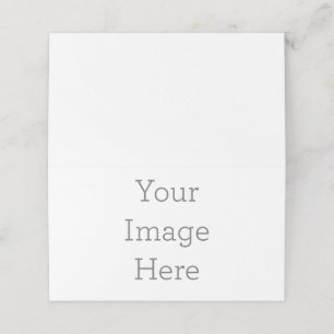 Create Your Own Horizontal Folded Place Card