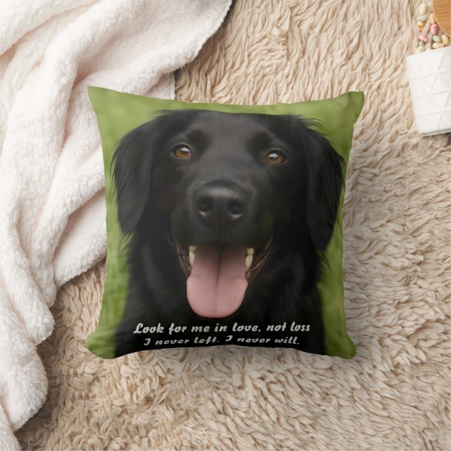 Create Your Own Hug Me Pet Memorial Throw Pillow (Blanket)