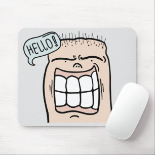 Create your own humour artwork funny cartoon mouse pad