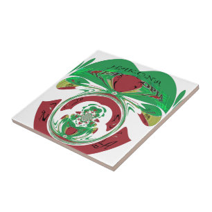 Create your own I love Beautiful Ethiopia Ceramic Tile