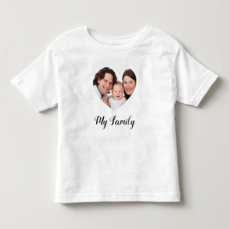 Create Your Own I love My family Valentine's Day Toddler T-Shirt