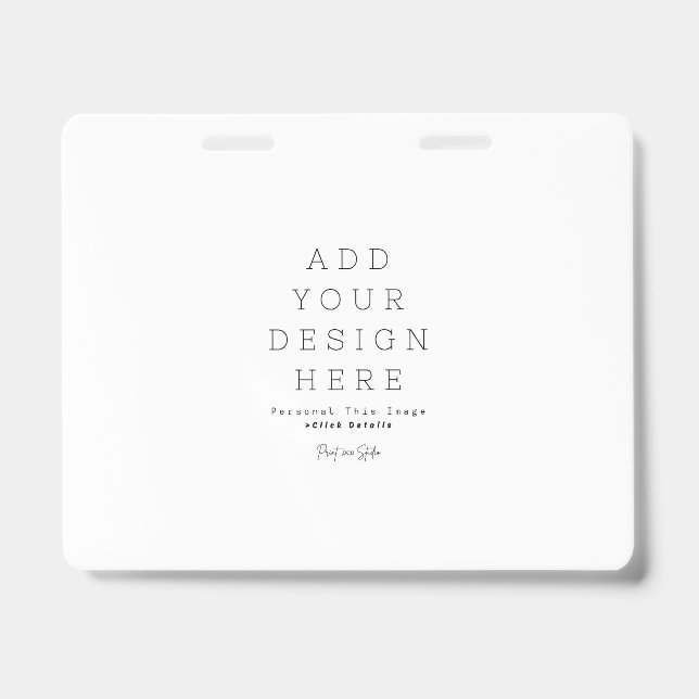 Create Your Own ID Badge (Front)
