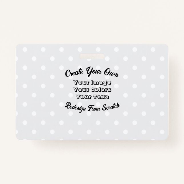 Create Your Own ID Badge (Front)