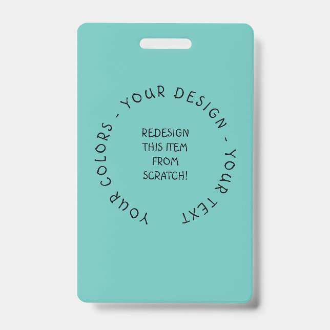 Create Your Own ID Badge (Front)