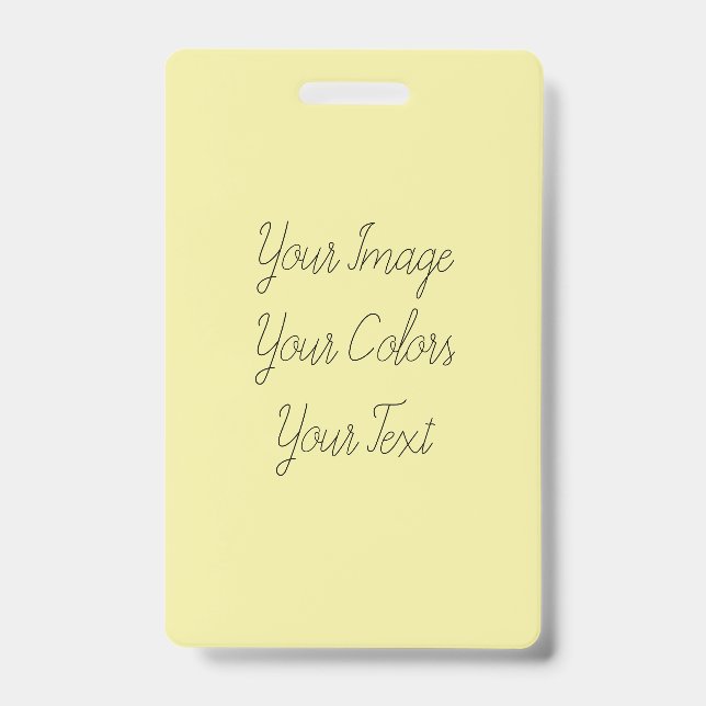 Create Your Own ID Badge (Front)