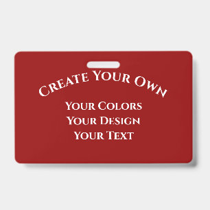 Create Your Own ID Badge