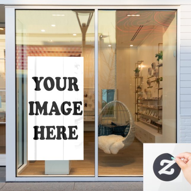 Create Your Own Image Window Cling 52"x72" (Store Window)