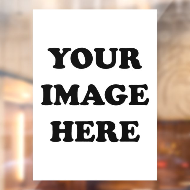 Create Your Own Image Window Cling 8"x11" (Sheet 2)