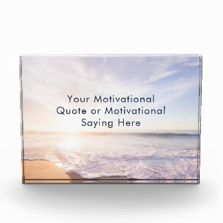 Create Your Own Inspirational Photo Quote Beach Block