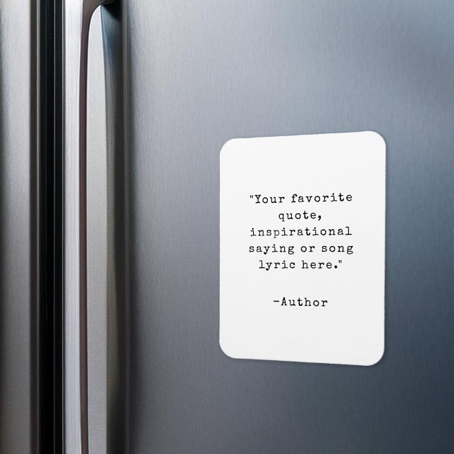 Create Your Own Inspirational Quote Magnet (Creator Uploaded)