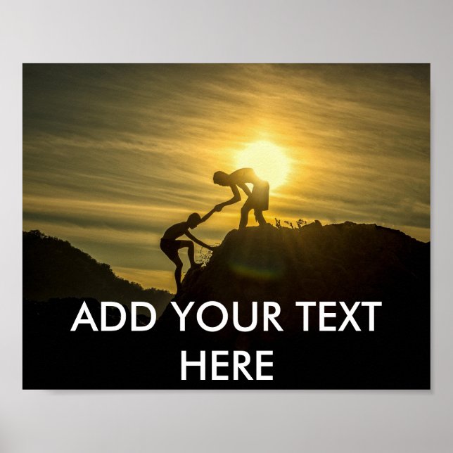 Create Your Own Inspirational Quote  Poster (Front)