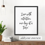 Create Your Own Inspirational Quote Poster<br><div class="desc">Create your own personalised wall art with your favourite inspirational quote or positive words. Features elegant script calligraphy to bring an uplifting mood to your space.</div>