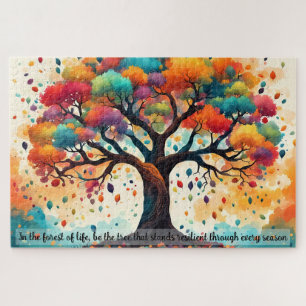 create your own inspirational quote,tree of life jigsaw puzzle