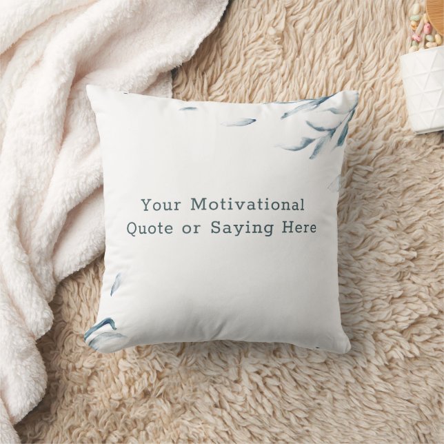 Create Your Own Inspirational Quote Watercolor Cushion (Blanket)