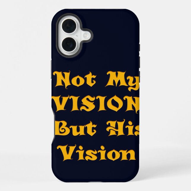 Create Your Own Inspired Vision iPhone Case (Back)