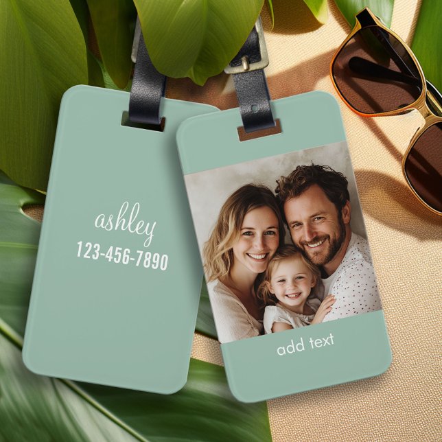 Create Your Own Instagram Art Luggage Tag (Custom Luggage Tag)