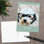 Create Your Own Instagram Art Postcard<br><div class="desc">A great way to display your square photos from your online account.  Add one square photo to  make a great memento. If you need to adjust the text or picture,  click on the customize link.</div>