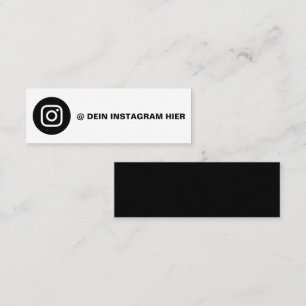 Create your own Instagram Business Card