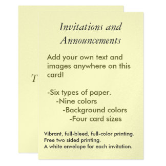 types of invitations