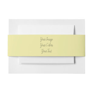 Create Your Own Invitation Belly Band