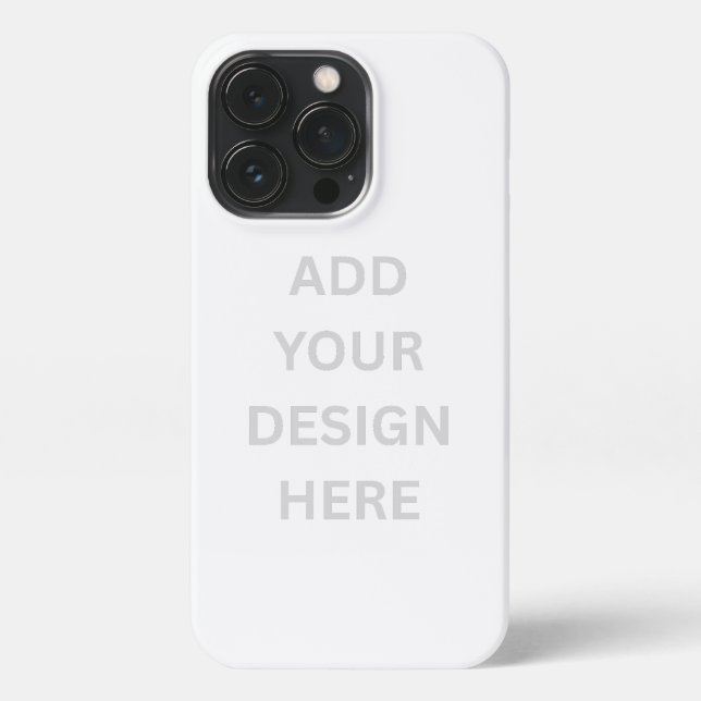 Create Your Own iPhone 13 Pro Glossy Slim Case (Back)