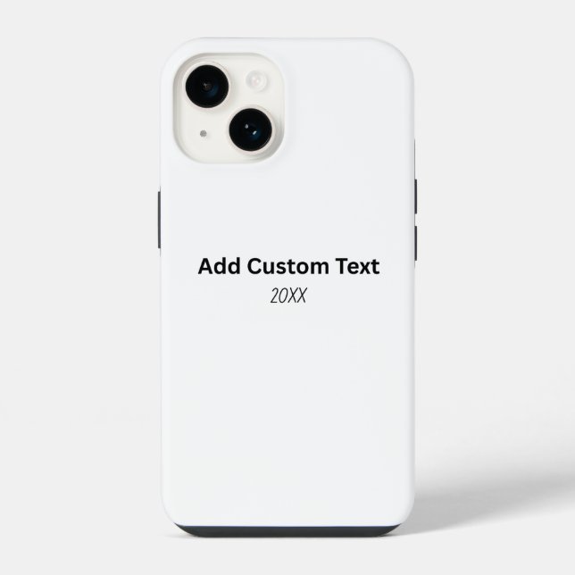 Create Your Own iPhone 14 Tough Case (Back)