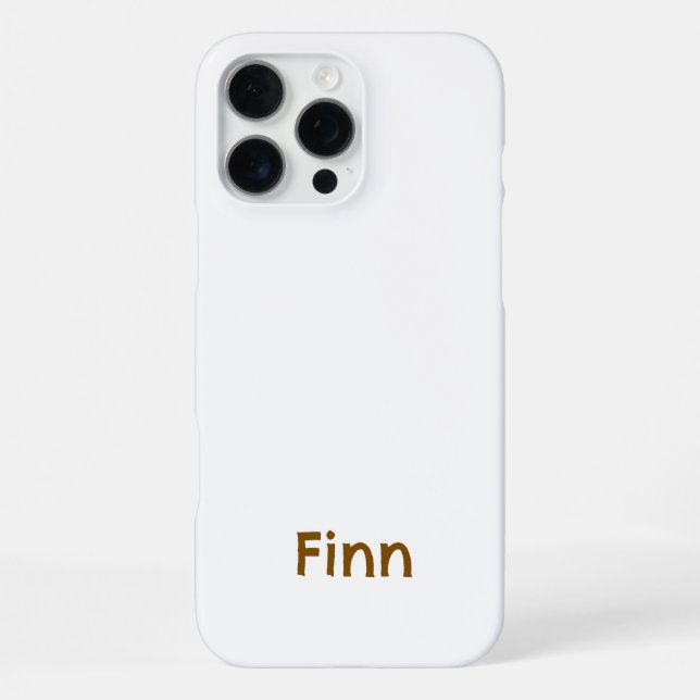 Create Your Own iPhone 16 Pro Max Slim Case (Back)