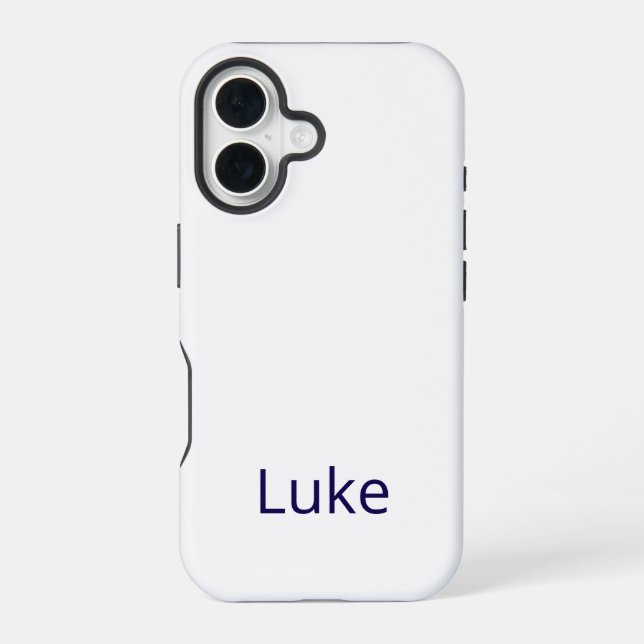 Create Your Own iPhone 16 Tough Case (Back)