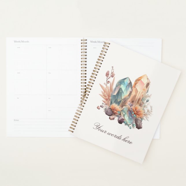 Create Your Own Iridescent Crystals Planner (Display)