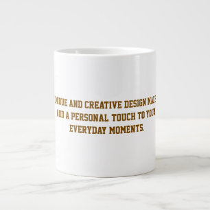 Create Your Own Jumbo Mug