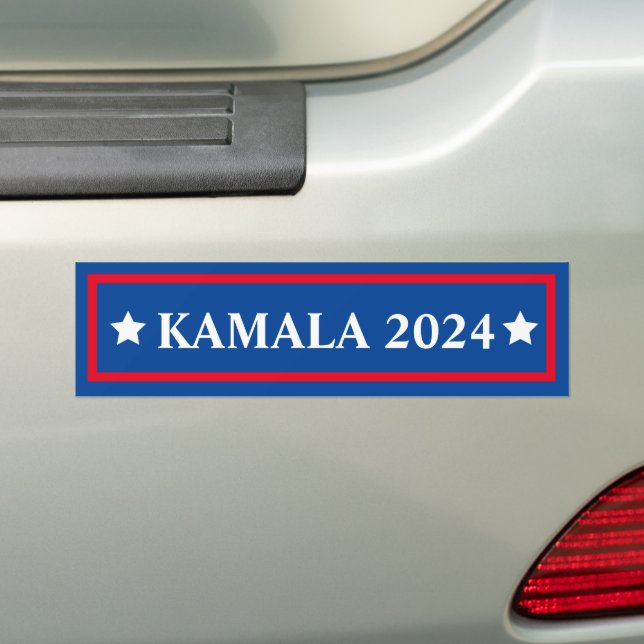 Create Your Own Kamala 2024 Template Bumper Sticker (On Car)