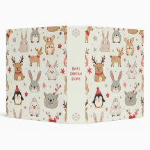 Create Your Own Kawaii Christmas Animals