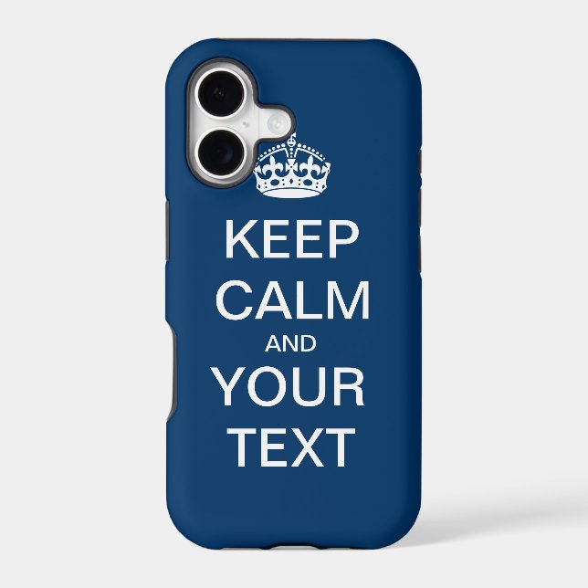 Create Your Own: "Keep Calm and Carry On" (Back)