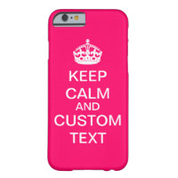 Create Your Own Keep Calm and Carry On Custom Pink