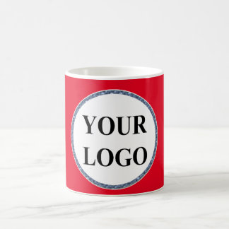 Create Your Own Keepsake Black White Add Logo Coffee Mug