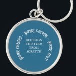 Create Your Own Key Ring<br><div class="desc">Create your own custom party,  prom,  wedding and event supplies and favours,  personalised gifts for any occasion,  promotional products and more. Visit Retroville Florist on Zazzle to view our entire collection.</div>