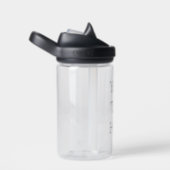 Custom Water Bottle Style: CamelBak Eddy®, Size: Kids Water Bottle (14 oz), Color: Clear (Right)