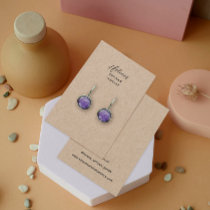 Create your own Jewelry Earring Display Cards