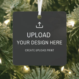 Create Your Own l Upload Your Design Here  Metal Tree Decoration