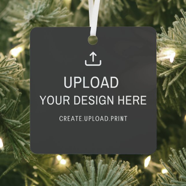 Create Your Own l Upload Your Design Here  Metal Tree Decoration (Insitu)