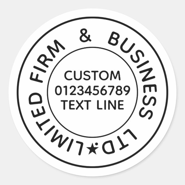 Create Your Own Label Personalised Template text (Front)